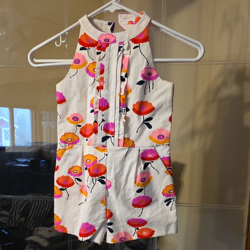 Janie and Jack Colorful Floral Romper